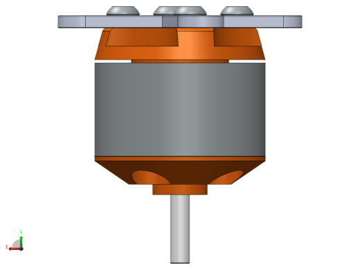 无刷电机BLDC_2212-6T 2200KV后视缩略图