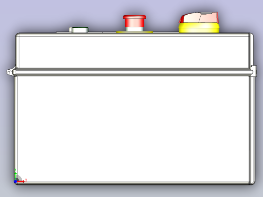泵控制面板模型3D模型前视缩略图