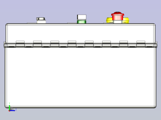 泵控制面板模型3D模型左视缩略图