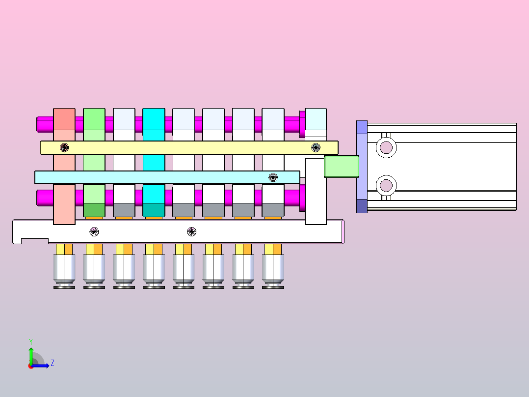 变距模组左视图