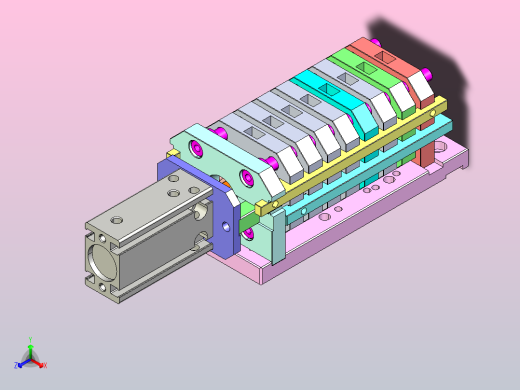 变距模组正等轴测缩略图