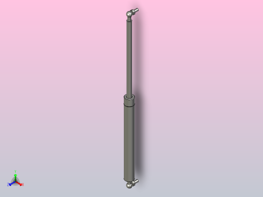 gsb28-d-d-s210_asm氮气弹簧正等轴测缩略图