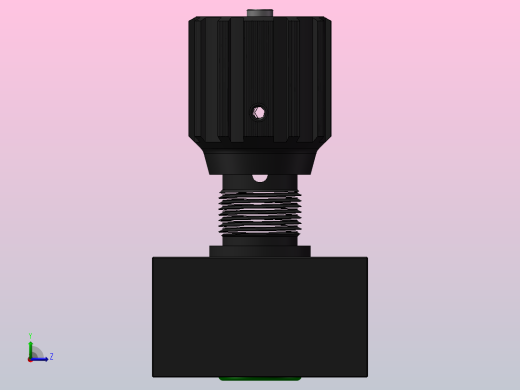 DRVP12 单向节流截止阀左视缩略图