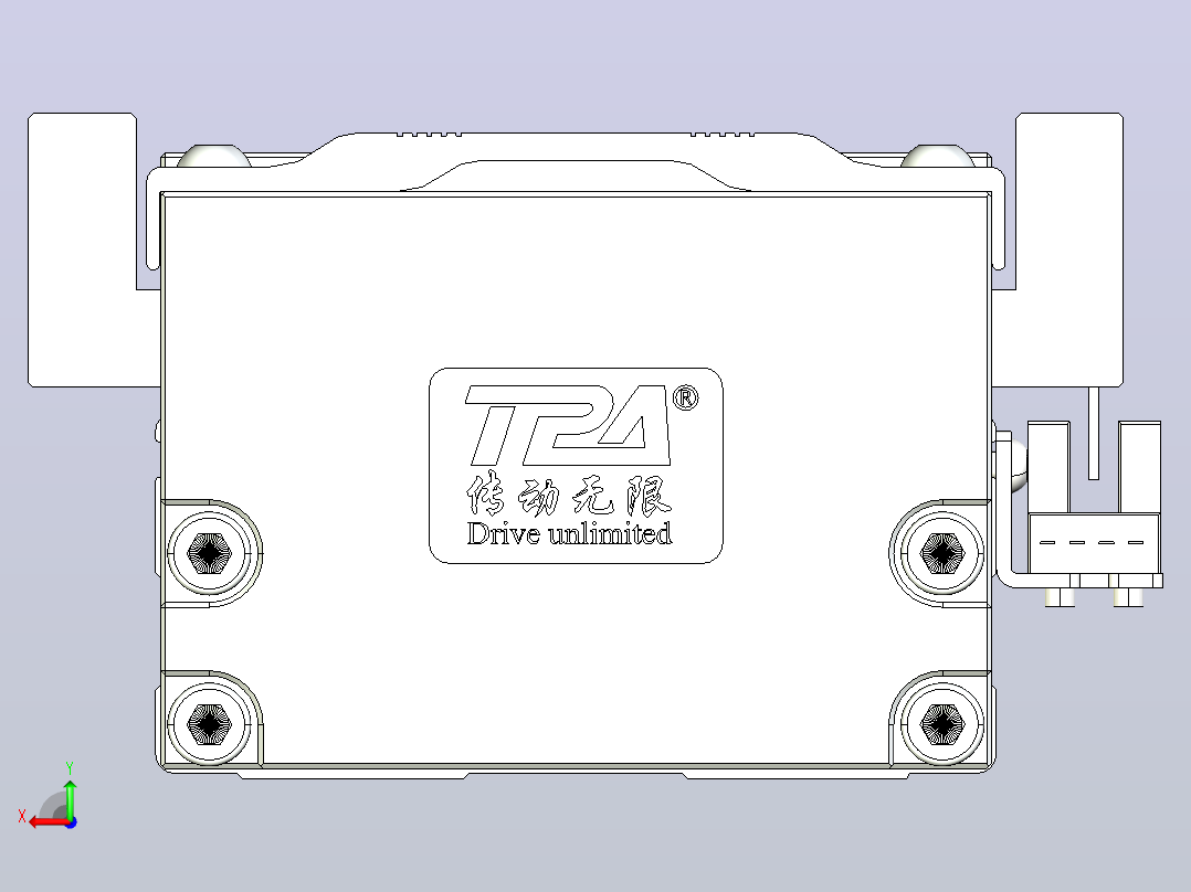 线性模块铝制底座TPA-KNR-86E-1610C-L1100A1-M-P40-N3后视图