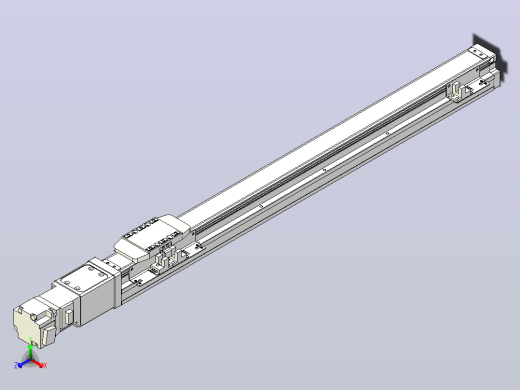滚珠丝杠直线轴内置导轨TPA-GCR-40-1210C-L450-M-M10-N3