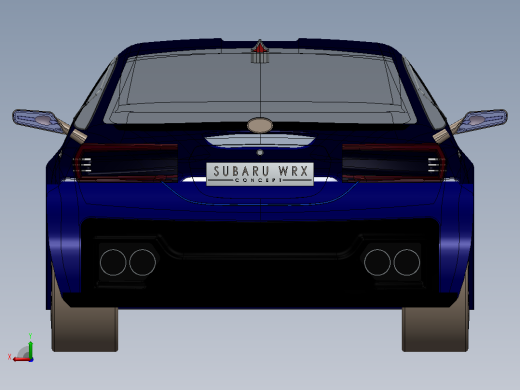25-斯巴鲁 wrx SolidWorks后视缩略图