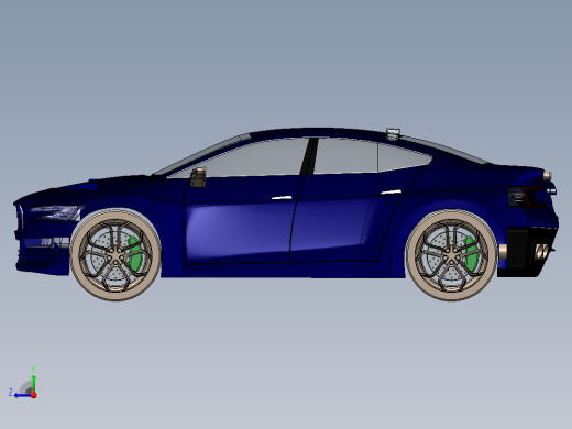 25-斯巴鲁 wrx SolidWorks右视缩略图