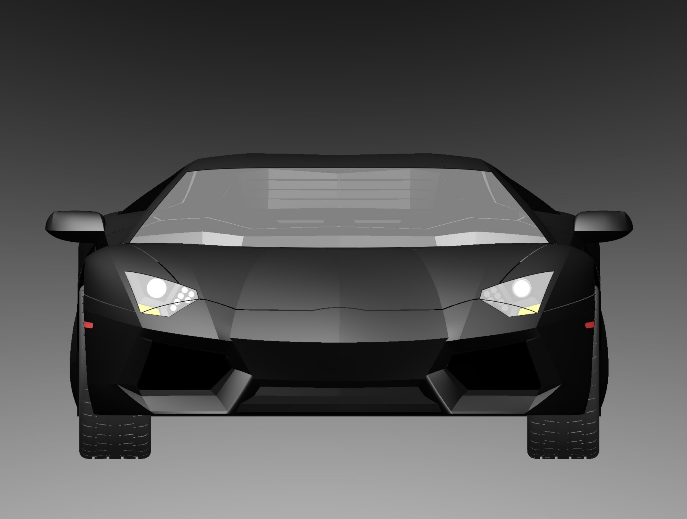 Aventador风格概念超级跑车