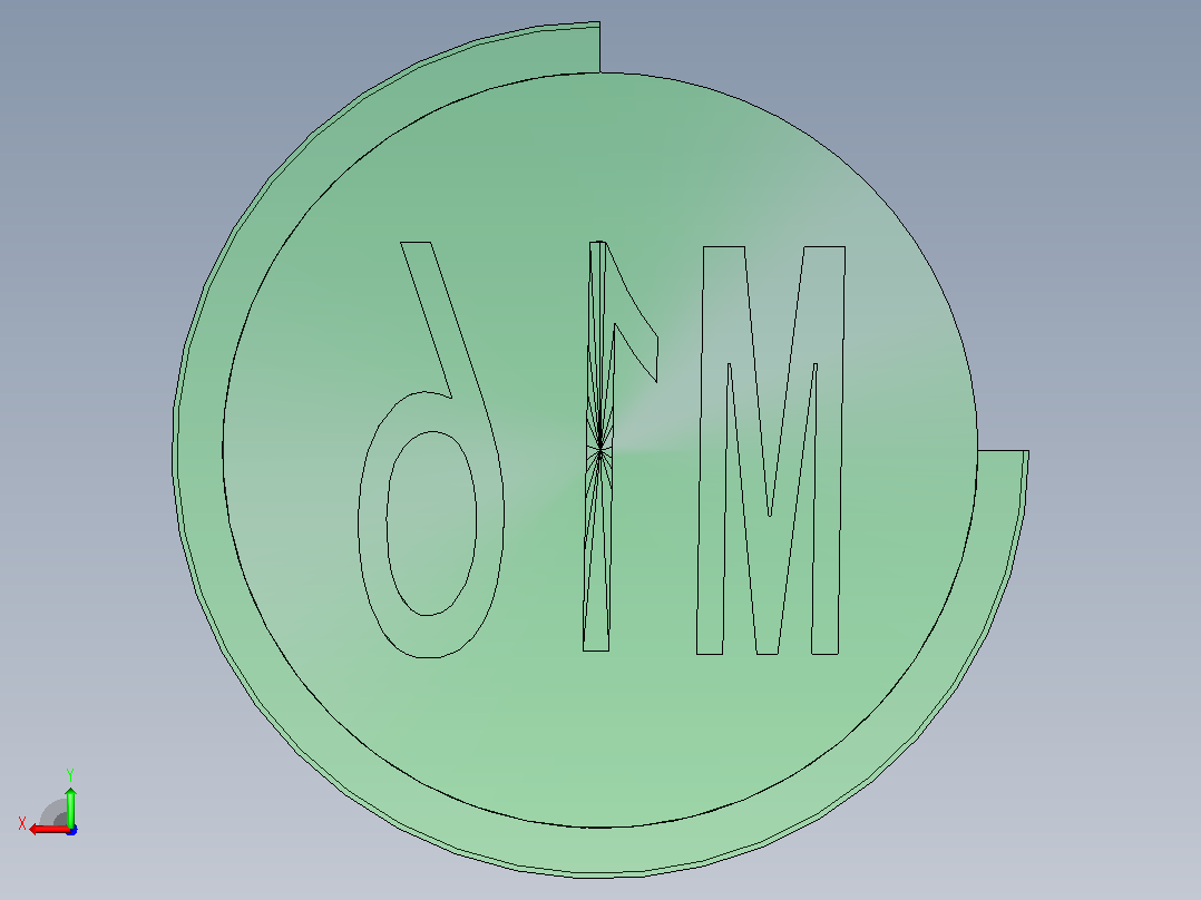 公制螺牙M16后视图