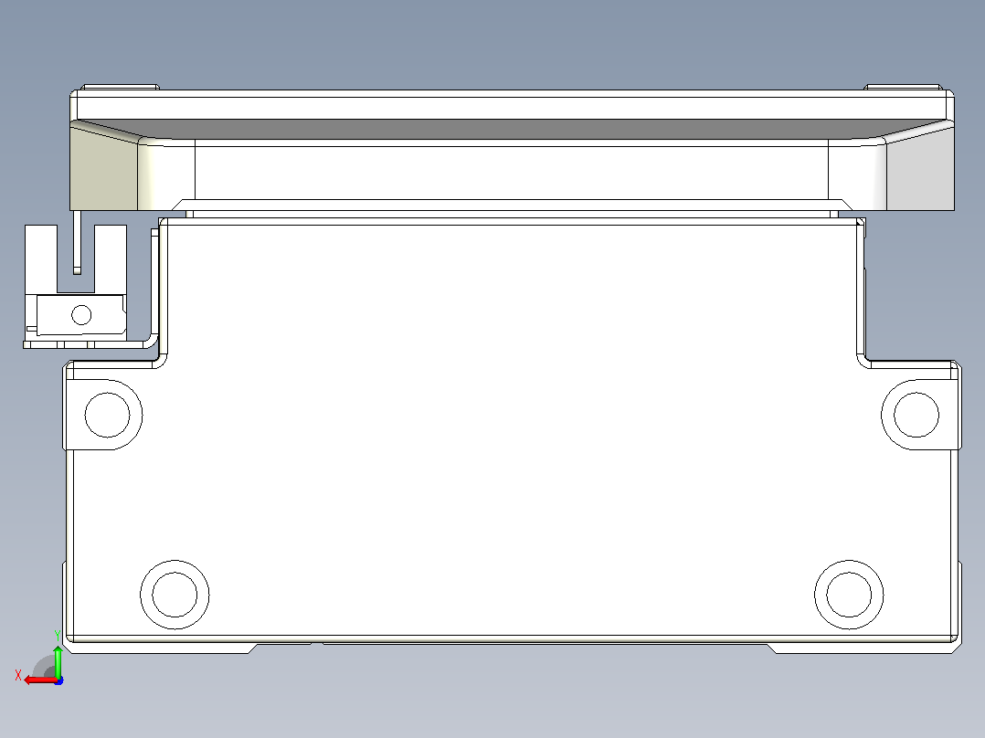滚珠丝杠直线轴内置导轨TPA-GCR-120-1610C-L600-M-M40-N3后视图