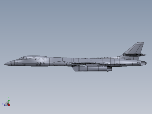 B-1B飞机右视缩略图