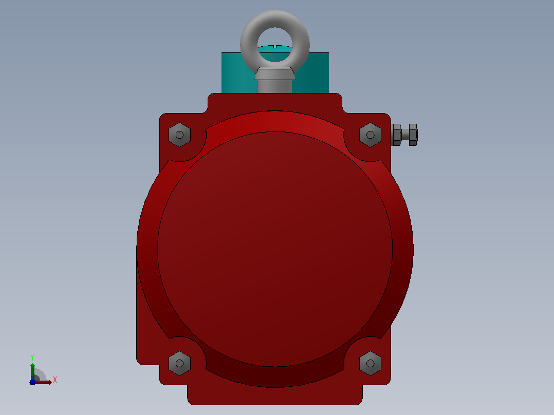 TLM-190A气动执行器 (2)前视图
