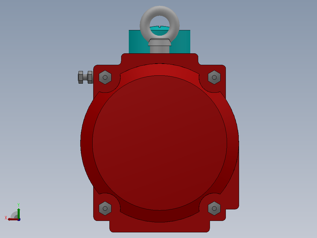 TLM-190A气动执行器 (2)后视图