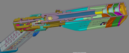 枪消声器Co Maxim 9定制版BRAZ 9mm Braziu 3D fusion360缩略图
