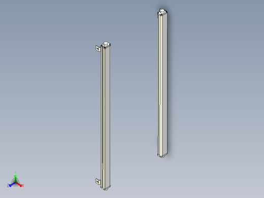 XTN2440（总高：1010mm）安全光栅正等轴测缩略图