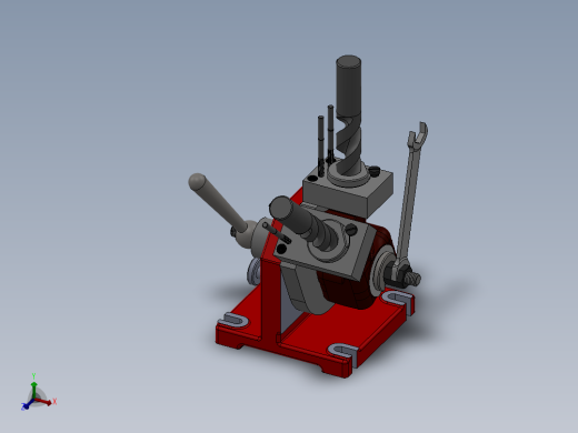 单杆双作用活塞式油缸，夹具