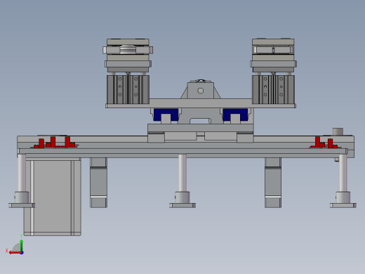 气缸夹取顶升旋转下料结构组合sw12可编辑后视缩略图
