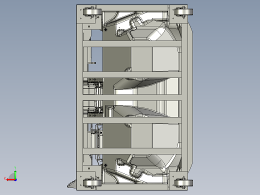 汽车车身铸铝检具step后视缩略图