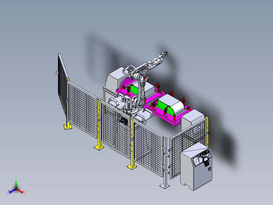 Tig welding robot cell IGS