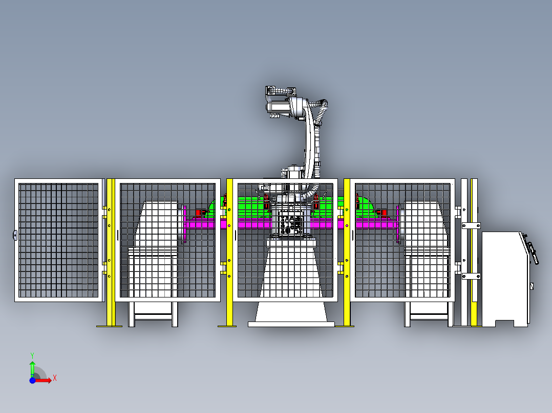Tig welding robot cell IGS前视图
