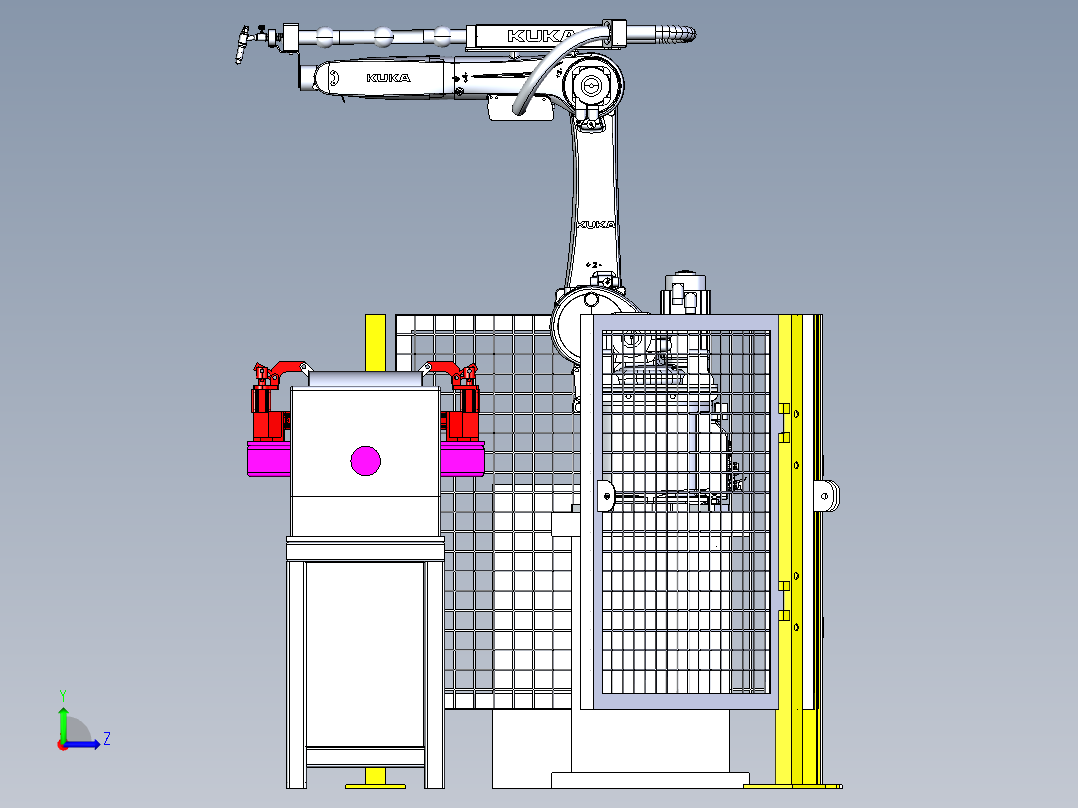 Tig welding robot cell IGS左视图