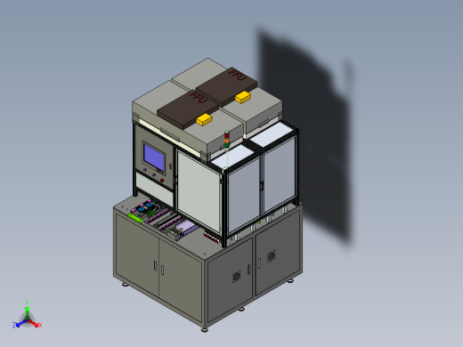 手机液晶屏与背光自动组装机