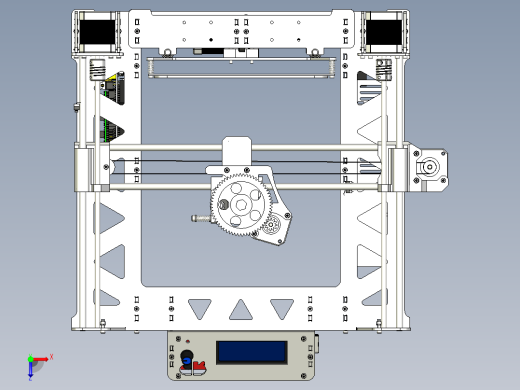 Prusa i3 3D打印机俯视缩略图