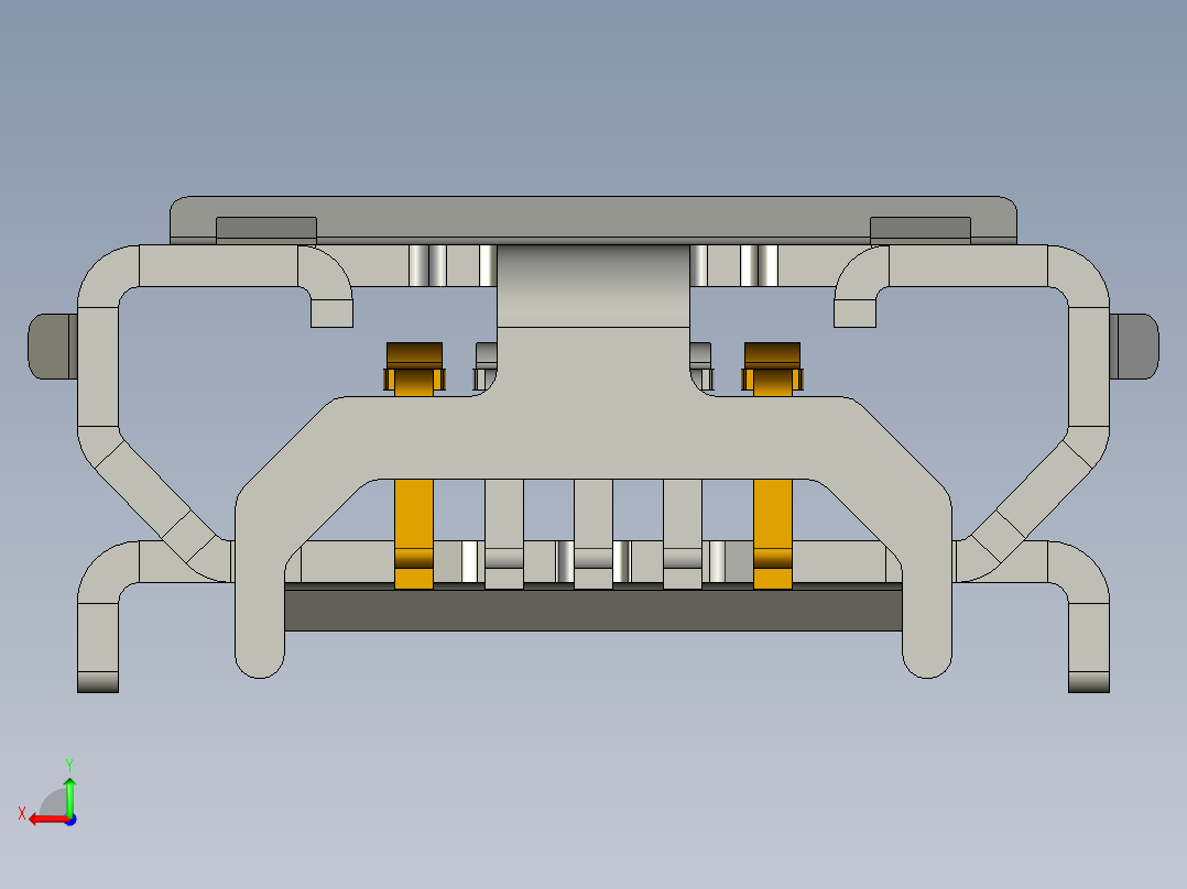 冲电插头后视图