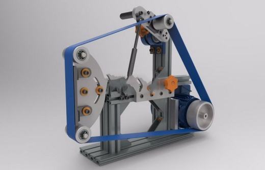 带式磨床三维模型缩略图