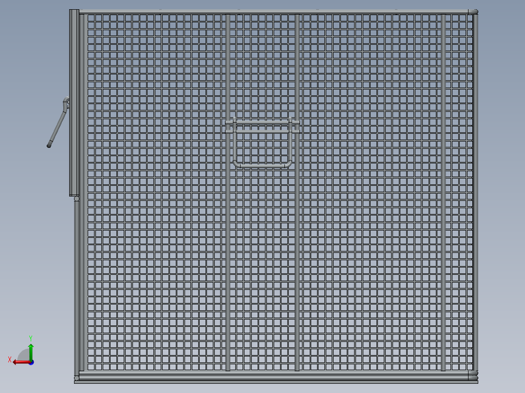 SOLIDWORKS 洗涤篮后视图
