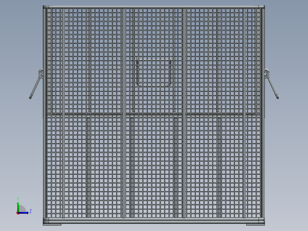SOLIDWORKS 洗涤篮左视图