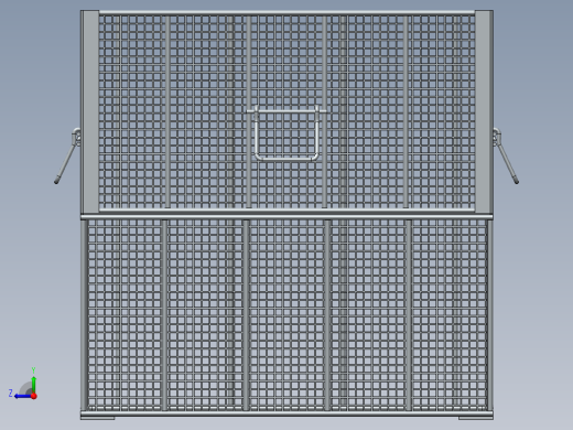 SOLIDWORKS 洗涤篮右视缩略图