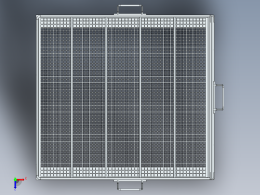 SOLIDWORKS 洗涤篮俯视缩略图