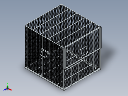 SOLIDWORKS 洗涤篮正等轴测缩略图