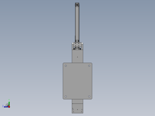 4轴机械手 3D图 机械设计自动化3D右视缩略图