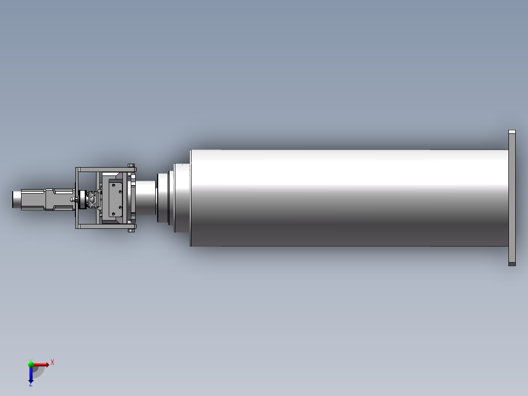 4轴机械手 3D图 机械设计自动化3D俯视图
