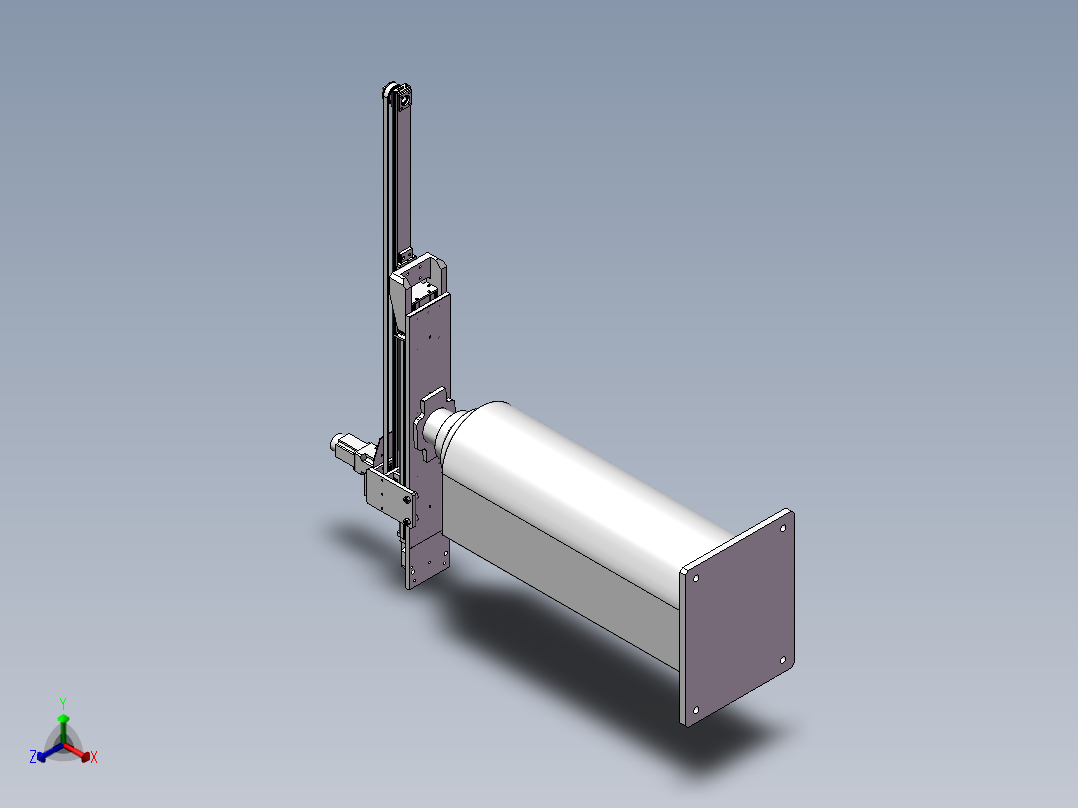 4轴机械手 3D图 机械设计自动化3D正等轴测图