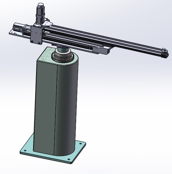 4轴机械手 3D图 机械设计自动化3D