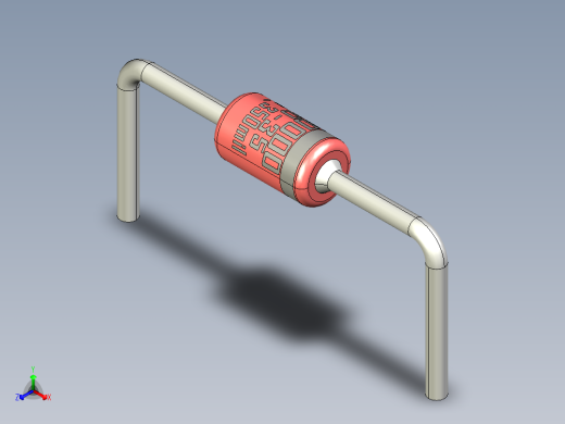 轴向二极管-DO-35_Min_350mil_rev1.1正等轴测缩略图