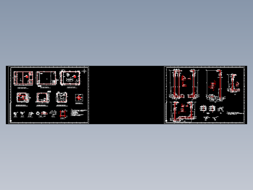 46万吨污水处理站水处理构筑物图纸