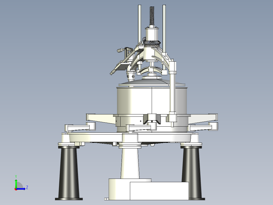 茶叶揉搓机左视图
