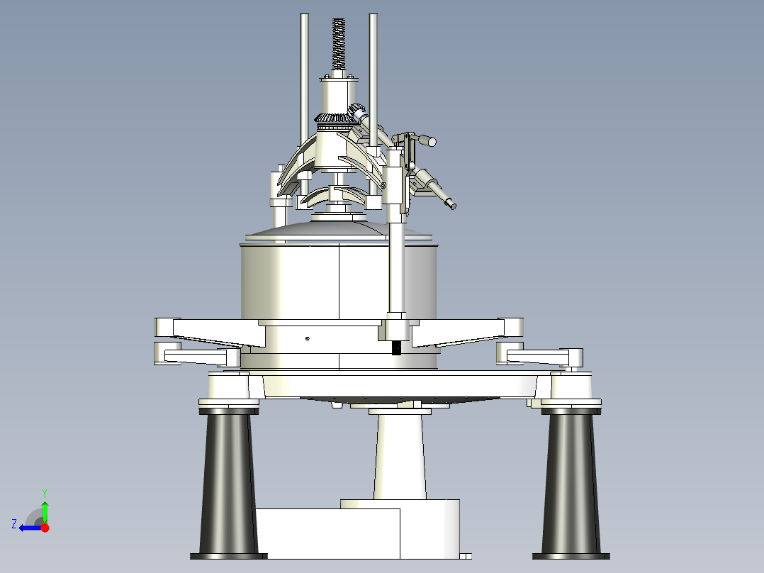 茶叶揉搓机右视图