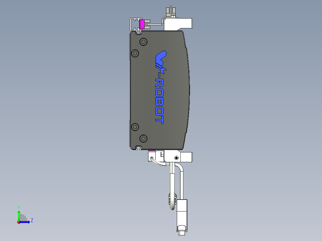 威洛博VL系列3d模型模组2VL17E2Y-S1150左视图