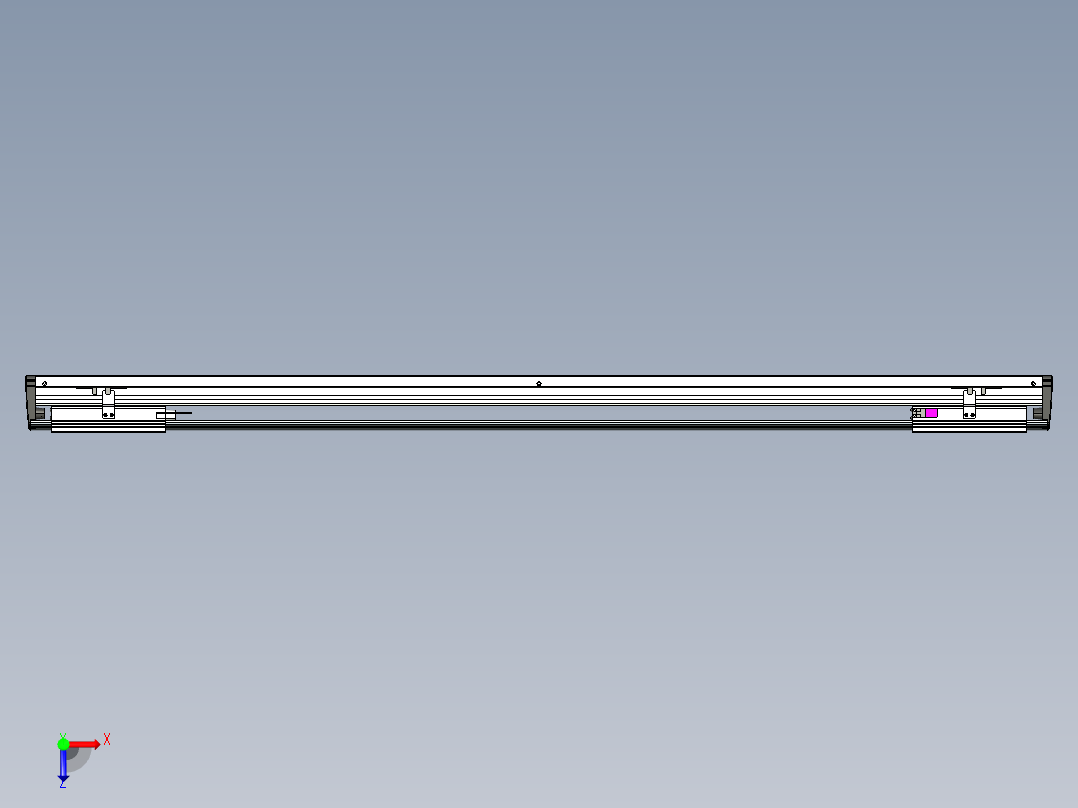 威洛博VL系列3d模型模组2VL17E2Y-S1150俯视图
