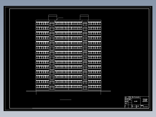 【14层】6309平米14层剪力墙住宅楼（计算书、部分建筑、结构图）