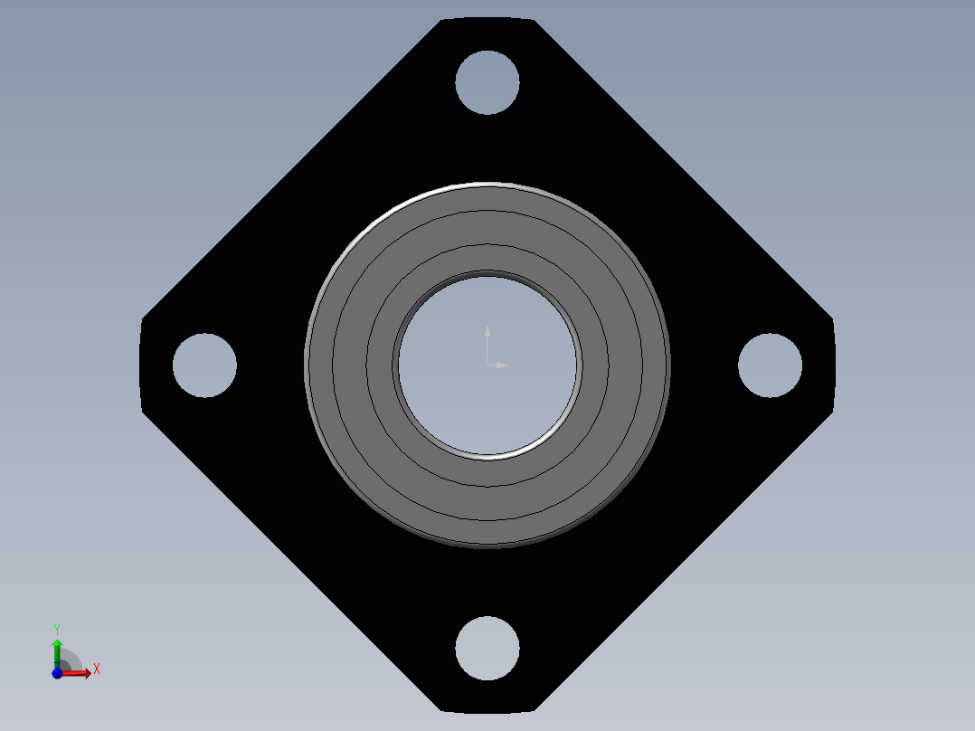 丝杆支撑侧LEB11-30前视图