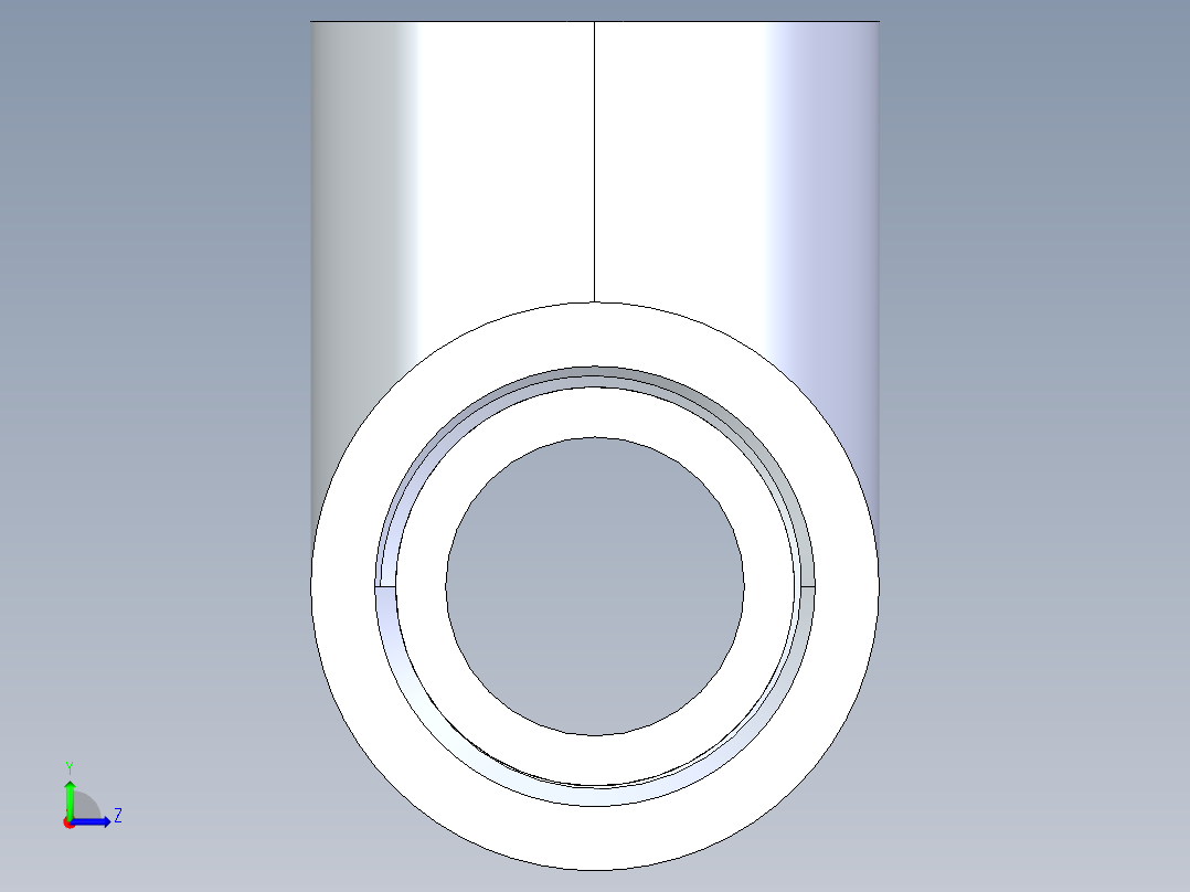 聚氯乙烯配件04-Sch80_Tee_FPTxFPTxFPT_805-007_0.75in左视图