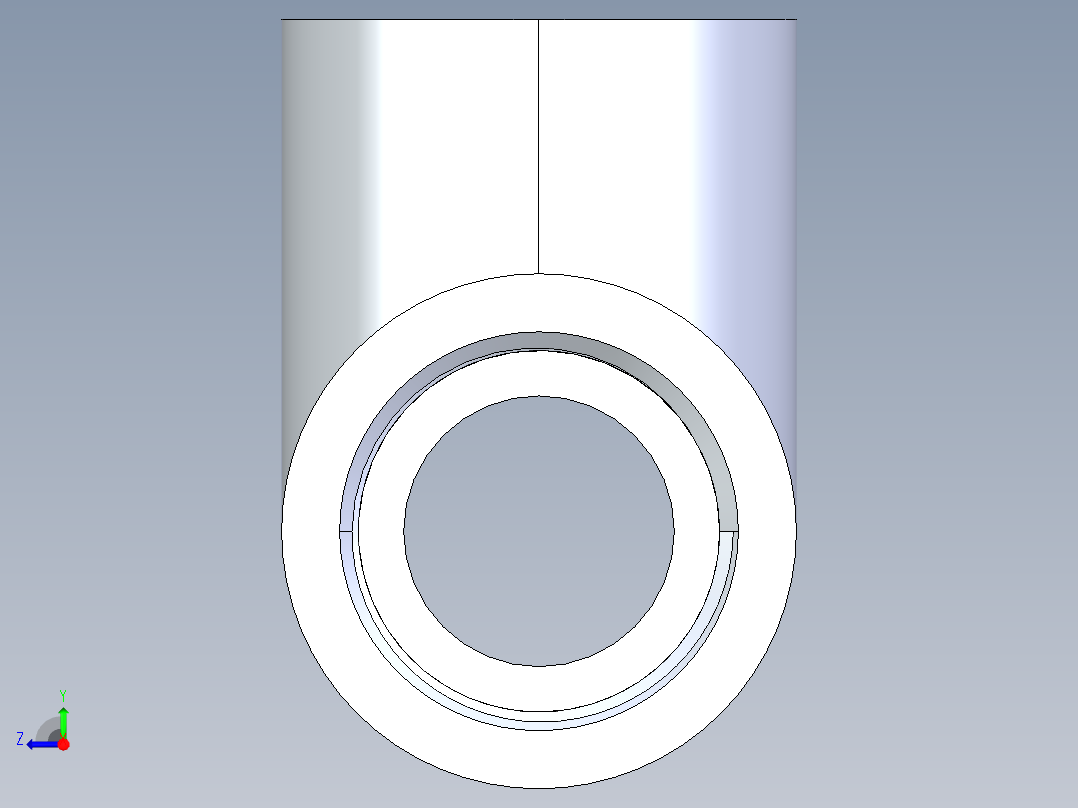 聚氯乙烯配件04-Sch80_Tee_FPTxFPTxFPT_805-007_0.75in右视图