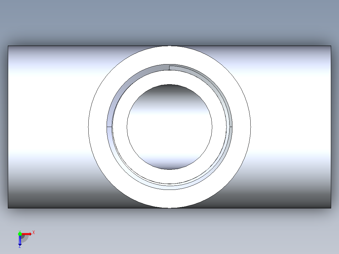 聚氯乙烯配件04-Sch80_Tee_FPTxFPTxFPT_805-007_0.75in俯视图