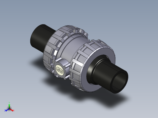 16SSEBEV 随着11公端连接器PE100 SDR对焊或电熔EasyFit弹簧止回阀（CVDE）主视缩略图